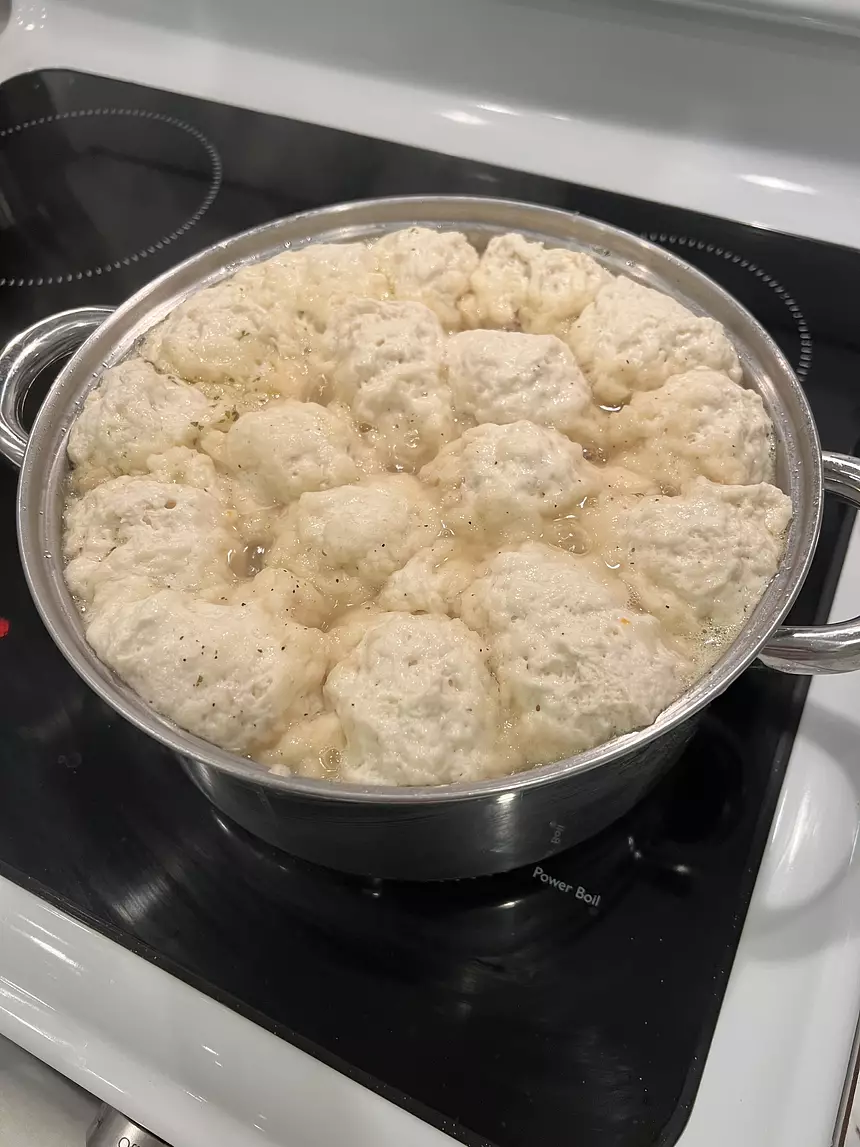 Drop on TOP of your stew ( like chicken and veggies, etc), then follow cook time directions. Easy peasy! 